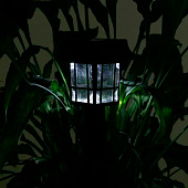  Фонарь садовый Шар 34/10х10см LED на солнечной батарее, холодный белый арт.MASP8251 Код258523 