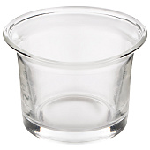  Стеклянный подсвечник на 1 свечу «Стаканчик», прозрачный, 4.5?6?6 см 4129232 
