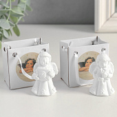 Сувенир Белоснежный ангел в платье с цветами, 5,2х3,3х3 см, полистоун, 5431778 Сувенир Белоснежный ангел в платье с цветами, 5,2х3,3х3 см, полистоун, 5431778