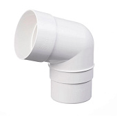 Колено 72° Docke PREMIUM, Пломбир Ral:9003 Колено 72° Docke PREMIUM, Пломбир Ral:9003