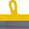  Шпатель 250мм, желтая ручка, нержавеющая сталь, АКОР 