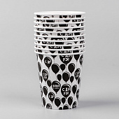 Набор бумажных стаканчиков "С Др", 250 мл, 10шт 4799696 Набор бумажных стаканчиков "С Др", 250 мл, 10шт 4799696