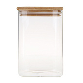 Банка для хранения Vetta ЭКО 1000мл стекло, бамбук 828-002 Банка для хранения Vetta ЭКО 1000мл стекло, бамбук 828-002