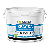  Краска фактурная Лакра Белый 18кг 