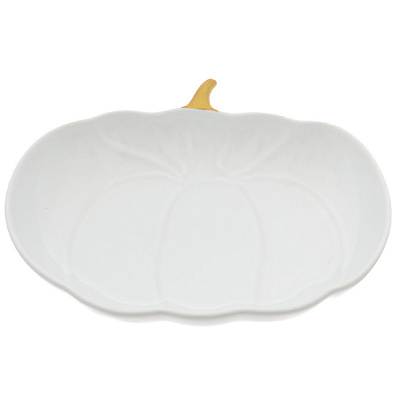 Блюдо сервировочное Repast Pumpkin 23х19х4 см белое 6561-WG Блюдо сервировочное Repast Pumpkin 23х19х4 см белое 6561-WG