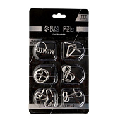 Набор головоломок металлических Игры разума №2, 6 шт, 2313411 Набор головоломок металлических Игры разума №2, 6 шт, 2313411