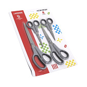 Набор ножниц канцелярских deVENTE 4 шт, длина 12,2 см, 14 см, 21 см и 24 см, нержавеющая сталь, 4091403 Набор ножниц канцелярских deVENTE 4 шт, длина 12,2 см, 14 см, 21 см и 24 см, нержавеющая сталь, 4091403
