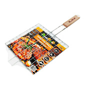 Решетка-гриль Твой Пикник 47(+4)х23х23 см хром. универсальная (13102001) П3875 Решетка-гриль Твой Пикник 47(+4)х23х23 см хром. универсальная (13102001) П3875