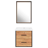  Тумба Монца 60 подвесная с раковиной Миранда/Como 60 ZM 