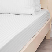  Mariya DeLuxe, простынь, 150х220, хлопок 100%, арт.Б-ПР-150-(140гр) Белый 