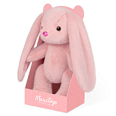 Мягкая игрушка Maxitoys зайка розовый, 20 см, в коробке Мягкая игрушка Maxitoys зайка розовый, 20 см, в коробке