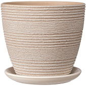  Горшок Халва №4. 4,2л, бежев крокус 