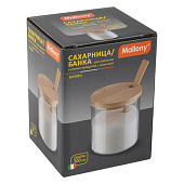 Сахарница Mallony Bambu 300мл бамбук 109034