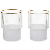 Набор стаканов Walmer Farrow White-Gold 2шт 230мл 1405493 Набор стаканов Walmer Farrow White-Gold 2шт 230мл 1405493
