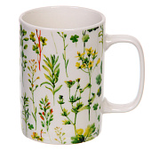 Кружка 400мл "Мелодия цветов", керамика, микс рисунков 323-0552 Кружка 400мл "Мелодия цветов", керамика, микс рисунков 323-0552