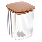 Банка для хранения "BAMBOO" 800мл квадратная 582-263 Банка для хранения "BAMBOO" 800мл квадратная 582-263