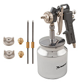 Краскораспылитель пневм. с нижним бачком V=0,75 л Matrix Краскораспылитель пневм. с нижним бачком V=0,75 л Matrix