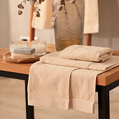  Набор махровых полотенец LoveLife Natural beige, 3 шт.: 70?130.50?80.30?50 см, хлопок 100% 10401913 