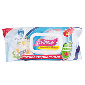  Влажные салфетки Новые Горизонты для всей семьи с антибактериальным эффектом 120шт 