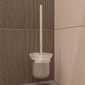  Ёршик туалетный Sena матовое стекло глянцевый хром сплав металлов SENSSG0i47 Iddis 