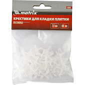 Крестики для кафельной плитки 2,0мм, 100шт, Matrix Крестики для кафельной плитки 2,0мм, 100шт, Matrix