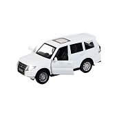 Машина металлическая ТМ Автопанорама 1:43 Mitsubishi Pajero 4WD Turbo цвет: белый, JB1251430