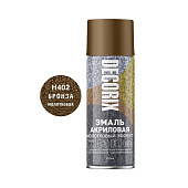  Эмаль аэрозольная молотковый эффект бронза 520 мл/DECORIX 
