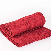  Полотенце 50х90 махровое NAOMI хлопок бордовый 