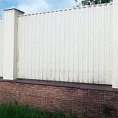 Профнастил С8 0.45х3000х1200мм RAL 9003 сигнальный белый Профнастил С8 0.45х3000х1200мм RAL 9003 сигнальный белый