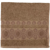 Полотенце 70х130 махровое ТМ Gala бордюр "Маркиза" какао Полотенце 70х130 махровое ТМ Gala бордюр "Маркиза" какао