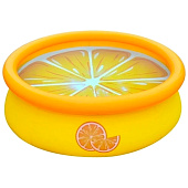 Надувной бассейн Апельсин d150см h41см Размер в упаковке: 30х7х30см, 17789 Надувной бассейн Апельсин d150см h41см Размер в упаковке: 30х7х30см, 17789