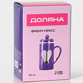 Френч-пресс Доляна «Комплимент», 350 мл фиолетовый 1379239 Френч-пресс Доляна «Комплимент», 350 мл фиолетовый 1379239