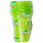 Стаканы одноразовые ФОПОС 10шт 200мл Классик Био салатовые Стаканы одноразовые ФОПОС 10шт 200мл Классик Био салатовые