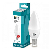  Лампа LED ECO Е14 7Вт 4000К свеча на ветру матовая/IEK 