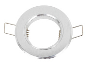 Светильник точечный встраиваемый под лампу GU5.3 KL58 50Вт круг серебро MR16 (d80/монтажн d60) /ЭРА Светильник точечный встраиваемый под лампу GU5.3 KL58 50Вт круг серебро MR16 (d80/монтажн d60) /ЭРА