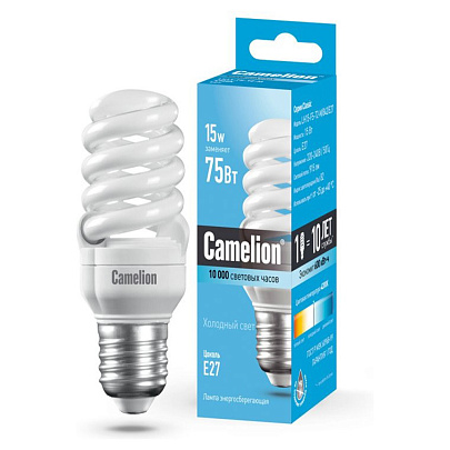  Лампа люм. Camelion  15BT/4200 Е27 