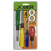 Набор отверток двухсторонних 4 шт Jober Набор отверток двухсторонних 4 шт Jober