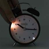 Будильник настольный Классика d=9.8 см черный 3011308 Будильник настольный Классика d=9.8 см черный 3011308