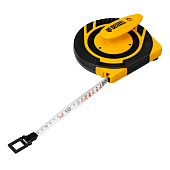 Рулетка геодезическая 30мх15мм, закрытый корпус, фиберглассовая лента, Denzel Рулетка геодезическая 30мх15мм, закрытый корпус, фиберглассовая лента, Denzel