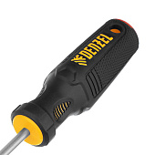 Отвертка PH1х150мм, CrV, трехкомпонентная рукоятка, Denzel Отвертка PH1х150мм, CrV, трехкомпонентная рукоятка, Denzel