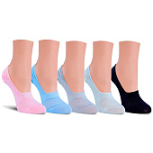  Носки подследники женские 8616-1 ПО, ассорти, р. 37-41 
