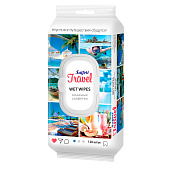 Салфетки влажные Salfeti Travel 120шт с клап 269