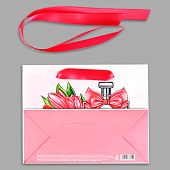 Пакет ламинированный с лентой «С Днём рождения», MS 23 х 10 х 18 см 10536325 Пакет ламинированный с лентой «С Днём рождения», MS 23 х 10 х 18 см 10536325