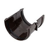 Соединитель желобов Docke PREMIUM, Шоколад Ral:8019 Соединитель желобов Docke PREMIUM, Шоколад Ral:8019