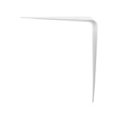  Консоль с 1 ребр.жесткости 300х250 белая 