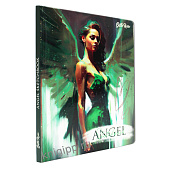 Скетчбук Gatto Rosso Angel in Green, 64 л, 120 гр, 64-7988 Скетчбук Gatto Rosso Angel in Green, 64 л, 120 гр, 64-7988