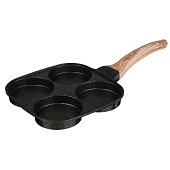 Сковорода литая с крышкой Satoshi Карнуа 4 секции 18 см 846-721 Сковорода литая с крышкой Satoshi Карнуа 4 секции 18 см 846-721