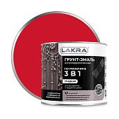 Грунт-эмаль 3 в 1 Лакра Красный 1,7 кг Грунт-эмаль 3 в 1 Лакра Красный 1,7 кг