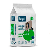 Клей для плитки, керамогранита Keramik Pro C1T (5кг) /Bergauf