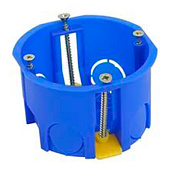 Коробка установочная 68х45 для полых стен с пласт. лапками /Упп Коробка установочная 68х45 для полых стен с пласт. лапками /Упп